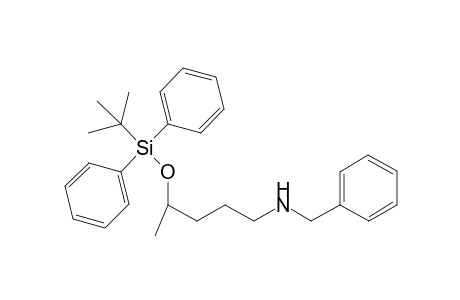 N-benzyl-4-((tert-butyldiphenylsilyl)oxy)pentan-1-amine