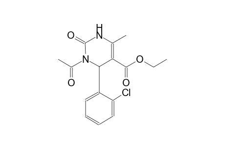 5-pyrimidinecarboxylic acid, 1-acetyl-6-(2-chlorophenyl)-1,2,3,6-tetrahydro-4-methyl-2-oxo-, ethyl ester