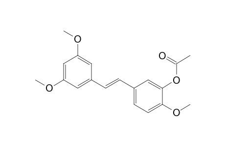 1-(3'-Acetoxy-4'-methoxyphenyl)-2-(3'',5''-dimethoxyphenyl)-ethene