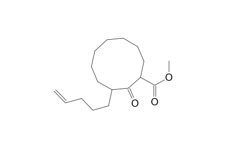 Methyl 2-Oxo-3-(4'-pentenyl)cyclodecanecarboxylate