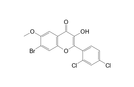 7-bromo-2',4'-dichloro-3-hydroxy-6-methoxyflavone