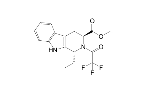 Methyl (1R,3S)-1-ethyl-2-(2,2,2-trifluoroacetyl)-1,3,4,9-tetrahydropyrido[3,4-b]indole-3-carboxylate