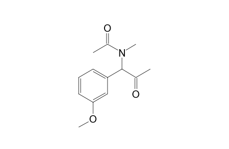 3-(3-Methoxyphenyl)-3-methylamino-propan-2-one ac