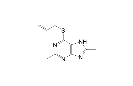 6-(allylthio)-2,8-dimethylpurine