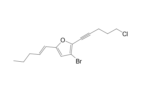 3-Bromo-2-(5'-chloropent-1'-ynyl)-5-pent-1-enylfuran