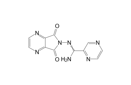N'-(5,7-dioxo-5,7-dihydro-6H-pyrrolo[3,4-b]pyrazin-6-yl)pyrazine-2-carboximidamide