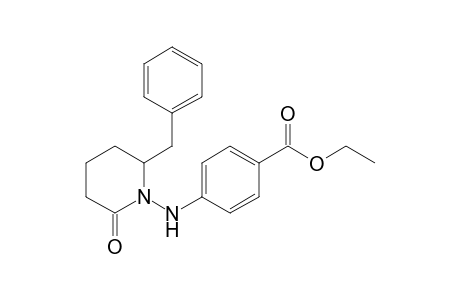 4-[(2-benzyl-6-keto-piperidino)amino]benzoic acid ethyl ester