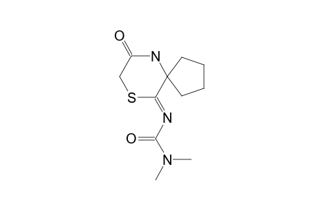 N,N-DIMETHYL-N'-(7-OXO-9-THIA-6-AZASPIRO-[4.5]-DECAN-10-YLIDEN)-HARNSTOFF