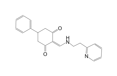 5-phenyl-2-({[2-(2-pyridinyl)ethyl]amino}methylene)-1,3-cyclohexanedione