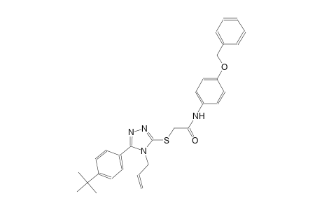 2-{[4-allyl-5-(4-tert-butylphenyl)-4H-1,2,4-triazol-3-yl]sulfanyl}-N-[4-(benzyloxy)phenyl]acetamide