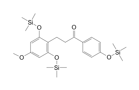 Dihydrochalcone <2',6',4-trihydroxy-4'-methoxy->, tri-TMS