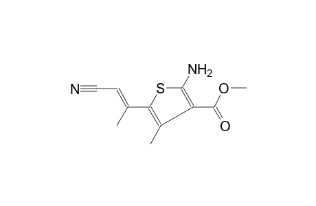 Methyl 2-amino-5-[(E)-2-cyano-1-methylethenyl]-4-methyl-3-thiophenecarboxylate