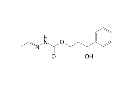 3-Isopropylidene-carbazic acid - 3-hydroxy-3-phenylpropyl ester