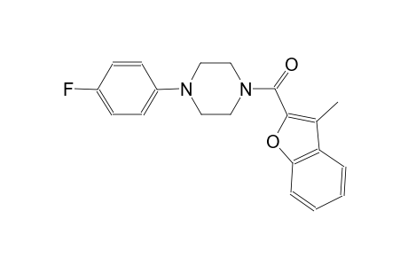 1-(4-fluorophenyl)-4-[(3-methyl-1-benzofuran-2-yl)carbonyl]piperazine