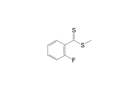 methyl 2-fluorobenzenecarbodithioate