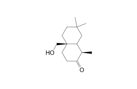 2(1H)-Naphthalenone, octahydro-4a-(hydroxymethyl)-1,7,7-trimethyl-, (4a.alpha.,8a.alpha.)-(.+-.)-