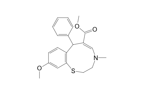 Methyl 10-Methoxy-4-methyl-7-phenyl-2,3,4,7-tetrahydro-1,4-benzothiazonine-6-carboxylate