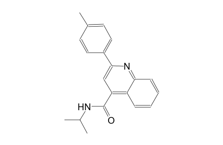 N-isopropyl-2-(4-methylphenyl)-4-quinolinecarboxamide
