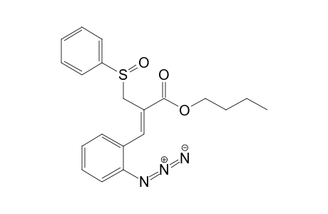 (Z)-Butyl 3-(2-azidophenyl)-2-(phenylsulfinylmethyl)propenoate