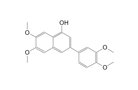 3-(3,4-dimethoxyphenyl)-6,7-dimethoxy-1-naphthol