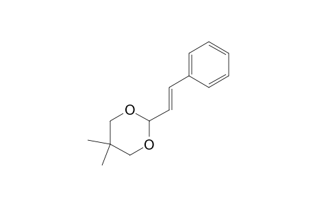 (E)-5,5-Dimethyl-2-styryl-1,3-dioxane