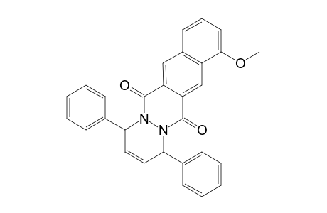 1,4-DIPHENYL-8-METHOXY-6,13-DIOXO-1,4,6,13-TETRAHYDRO-BENZO-[G]-PYRIDAZINE-[1.2-B]-PHTHALAZINE