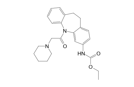 Ethyl N-[11-(2-piperidin-1-ylacetyl)-5,6-dihydrobenzo[b][1]benzazepin-2-yl]carbamate