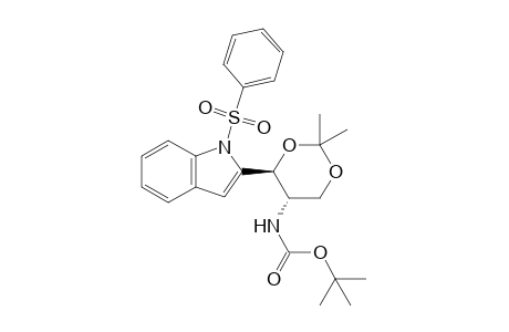 N-[(4S,5S)-4-(1-besylindol-2-yl)-2,2-dimethyl-1,3-dioxan-5-yl]carbamic acid tert-butyl ester