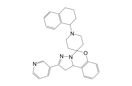 2-(pyridin-3-yl)-1'-(1,2,3,4-tetrahydronaphthalen-1-yl)-1,10b-dihydrospiro[benzo[e]pyrazolo[1,5-c][1,3]oxazine-5,4'-piperidine]