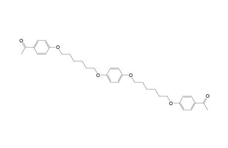 1-[4-[6-[4-[6-(4-Acetylphenoxy)hexoxy]phenoxy]hexoxy]phenyl]ethanone