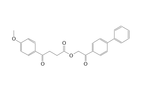2-[1,1'-biphenyl]-4-yl-2-oxoethyl 4-(4-methoxyphenyl)-4-oxobutanoate