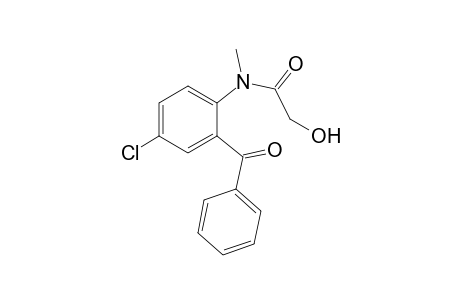 N-Methyl-5-chloro-2-hydroxyacetamido-benzophenone
