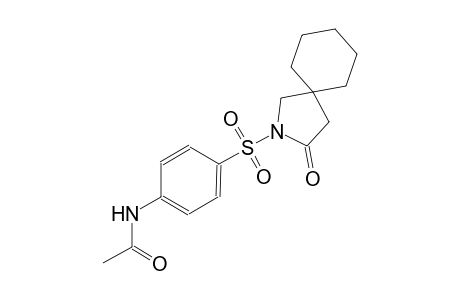 acetamide, N-[4-[(3-oxo-2-azaspiro[4.5]dec-2-yl)sulfonyl]phenyl]-