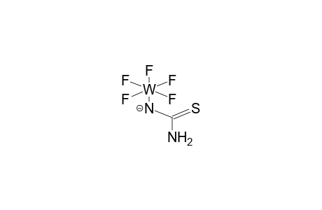 PENTAFLUORO(THIOUREIDO)TUNGSTENATE ANION