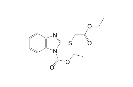 ethyl 2-[(2-ethoxy-2-oxoethyl)sulfanyl]-1H-benzimidazole-1-carboxylate