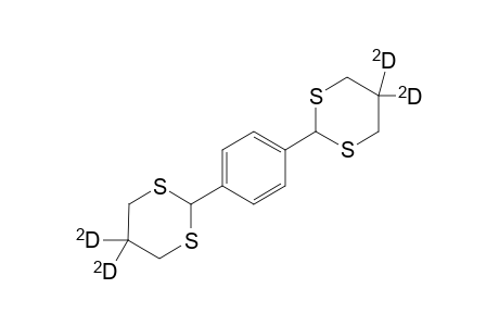 Bis benzen-1',4'-(1,3-dithiane-5,5-D2)