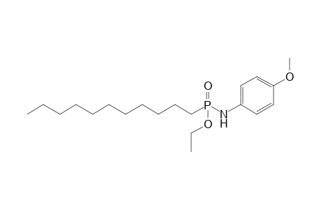 Ethyl N-(4-methoxyphenyl)-P-undecylphosphonamidate