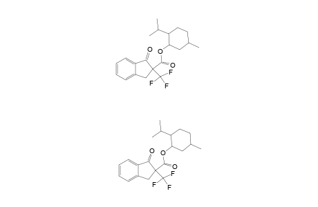 2-TRIFLUOROMETHYL-2-MENTHYLOXYCARBONYL-INDAN-1-ONE