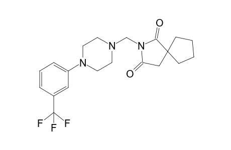 N-[(4-(2-trifluoromethylphenyl)piperazin-1-yl)-methyl]-2-azaspiro[4.4]nonane-