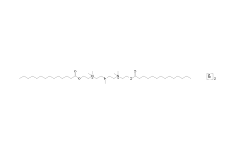 [(methylimino)diethylene]bis[dimethyl(2-hydroxyethyl)ammonium] dibromide, ditetradecanoate (ester)