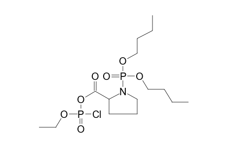 1-(DIBUTYLOXYPHOSPHORYL)-2-ETHOXY(CHLORO)PHOSPHORYLOXYCARBONYLPYRROLIDINE
