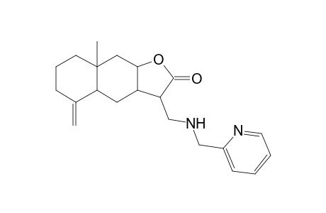 8a-Methyl-5-methylene-3-([(pyridin-2-ylmethyl)-amino]-methyl)-decahydro-naphtho[2,3-b]furan-2-one