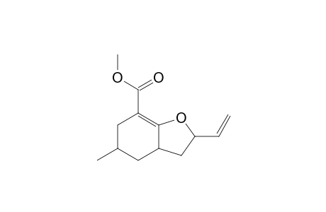 Methyl 5-methyl-2-vinyl-2,3,3a,4,5,6-Hexahydrobenzofuran-7-carboxylate