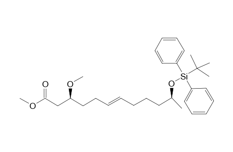 (E,3S,11S)-11-[tert-butyl(diphenyl)silyl]oxy-3-methoxy-6-dodecenoic acid methyl ester