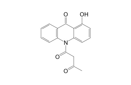1-(1-Hydroxy-9-oxo-9H-acridin-10-yl)butane-1,3-dione