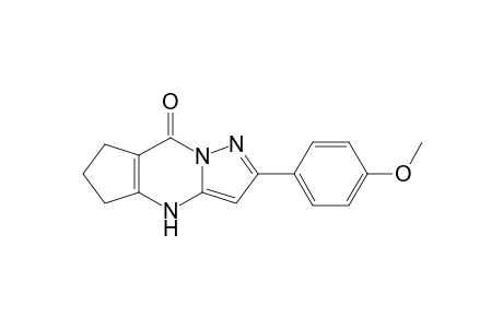 2-(4-Methoxyphenyl)-4,5,6,7-tetrahydro-8H-cyclopenta[d]pyrazolo[1,5-a]pyrimidin-8-one