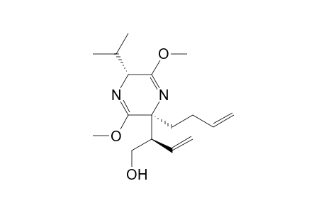 (2R,5S,1'R)-5-(3-Butenyl)-2,5-dihydro-3,6-dimethoxy-5-(1-hydroxymethyl-2-propenyl)-2-isopropylpyrazine