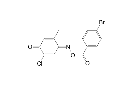 (4E)-2-Chloro-5-methyl-2,5-cyclohexadiene-1,4-dione 4-[O-(4-bromobenzoyl)oxime]