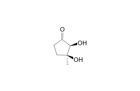 (+-)-cis-2,3-Dihydroxy-3-methylcyclopentanone