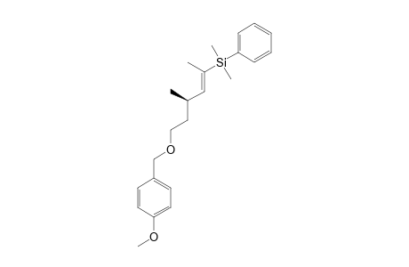 (2E,4R)-2-DIMETHYLPHENYLSILYL-6-(4-METHOXYBENZYLOXY)-4-METHYL-HEX-2-ENE